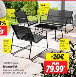 Lidl LIVARNO home Lounge-Set Angebot