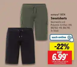 Lidl esmara MEN Sweatshorts Angebot