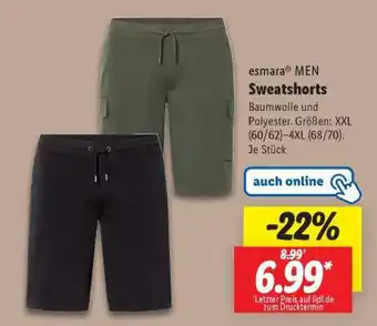 Lidl esmara MEN Sweatshorts Angebot
