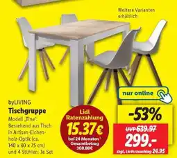 Lidl byLiving Tischgruppe Angebot