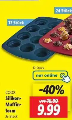 Lidl COOX Silikon-Muffinform Angebot
