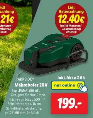 Lidl PARKSIDE Mähroboter 20V Angebot