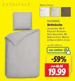 Lidl FACE2FACE Bettwäsche Angebot