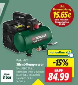 Lidl PARKSIDE Silent Kompressor Angebot