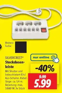 Lidl SILVERCREST Steckdosenleiste Angebot