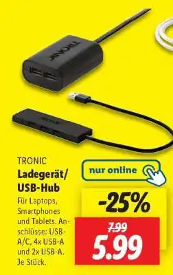 Lidl TRONIC Ladegerät/USB-Hub Angebot