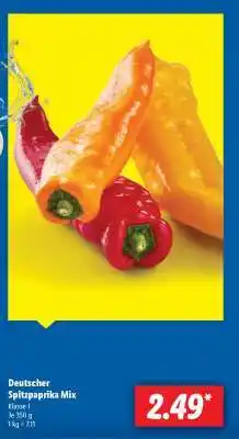 Lidl Deutscher Spitzpaprika Mix Angebot