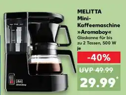 Kaufland MELITTA Mini-Kaffeemaschine Aromaboy Angebot