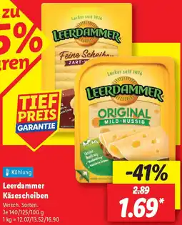 Lidl Leerdammer Käsescheiben Angebot