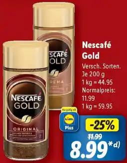 Lidl Nescafé Gold Angebot