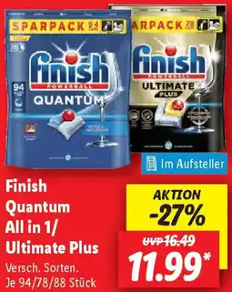 Lidl Finish Quantum All in 1/ Ultimate Plus Angebot