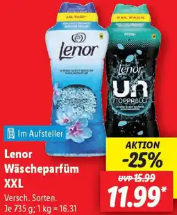 Lidl Lenor Wäscheparfüm XXL Angebot