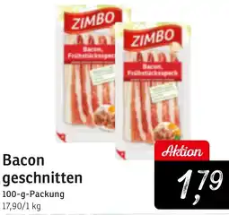 KONSUM Bacon geschnitten Angebot