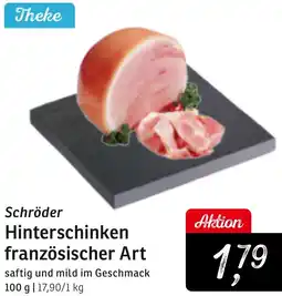 KONSUM Schröder Hinterschinken französischer Art Angebot