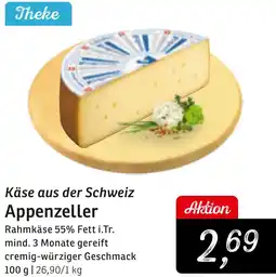 KONSUM Käse aus der Schweiz Appenzeller Angebot