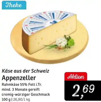 KONSUM Käse aus der Schweiz Appenzeller Angebot