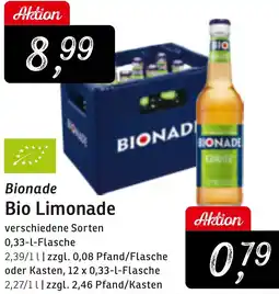 KONSUM Bionade Bio Limonade Angebot