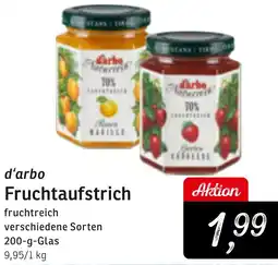 KONSUM d'arbo Fruchtaufstrich Angebot