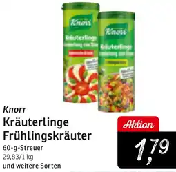 KONSUM Knorr Kräuterlinge Frühlingskräuter Angebot