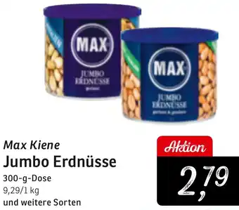 KONSUM Max Kiene Jumbo Erdnüsse Angebot