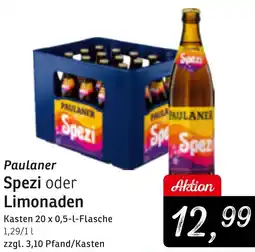 KONSUM Paulaner Spezi oder Limonaden Angebot