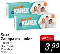 KONSUM Karex Zahnpasta Junior Angebot