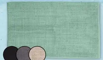 Aldi Nord Novitesse Chenille-Badematte Angebot