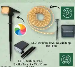 Aldi Nord Casalux LED-Solar-Strahler Angebot