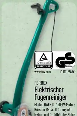 Aldi Nord Ferrex Elektrischer Fugenreiniger GAFR10 Angebot