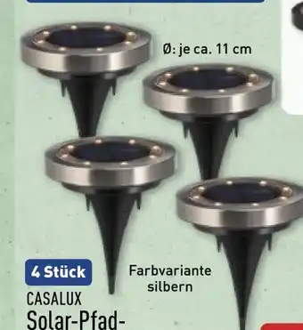 Aldi Nord Casalux Solar-Pfad-Scheibenleuchten Angebot