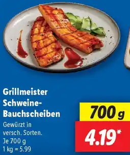 Lidl Grillmeister Schweine Bauchscheiben Angebot