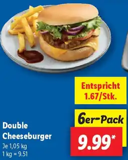 Lidl Double Cheeseburger Angebot