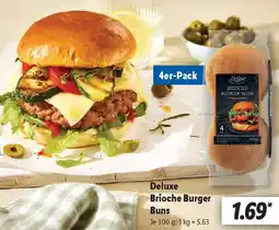 Lidl Deluxe Brioche Burger Buns Angebot