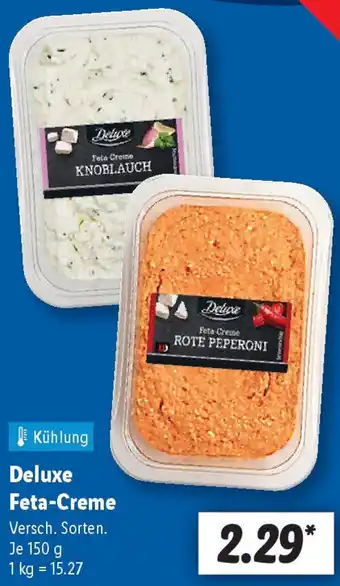 Lidl Deluxe Feta-Creme Angebot