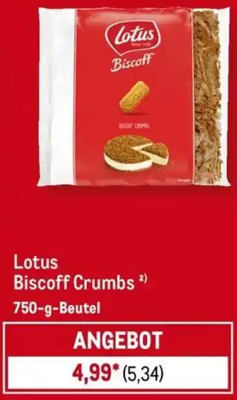 METRO Lotus Biscoff Crumbs Angebot