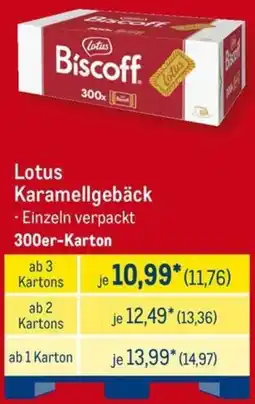 METRO Lotus Karamellgebäck Angebot