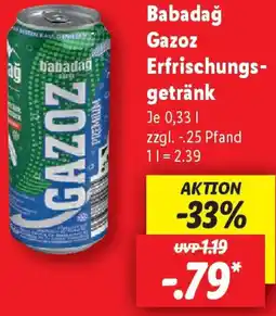 Lidl Babadağ Gazoz Erfrischungsgetränk Angebot