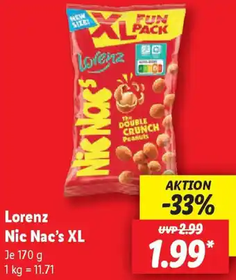 Lidl Lorenz Nic Nac's XL Angebot