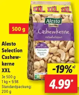 Lidl Alesto Selection Cashewkerne XXL Angebot