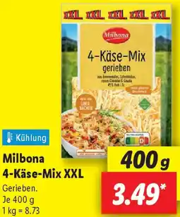 Lidl Milbona 4-Käse-Mix XXL Angebot