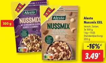 Lidl Alesto Nussmix XXL Angebot