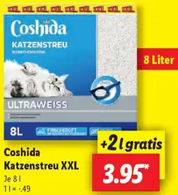 Lidl Coshida Katzenstreu XXL Angebot