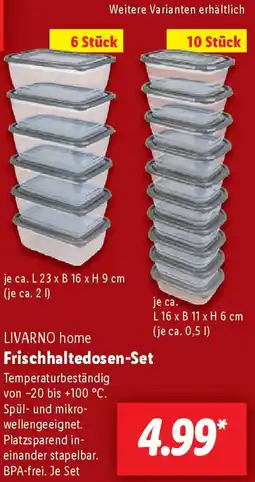 Lidl LIVARNO home Frischhaltedosen-Set Angebot