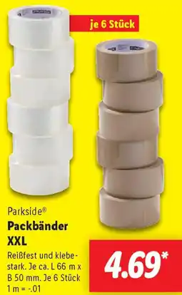 Lidl Parkside Packbänder XXL Angebot
