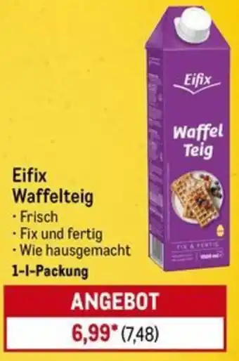 METRO Eifix Waffelteig Angebot