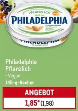 METRO Philadelphia Pflanzlich Angebot