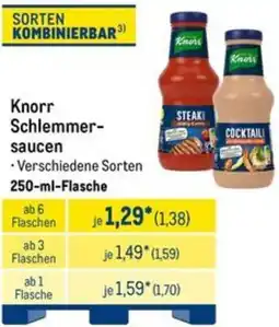 METRO Knorr Schlemmersaucen Angebot