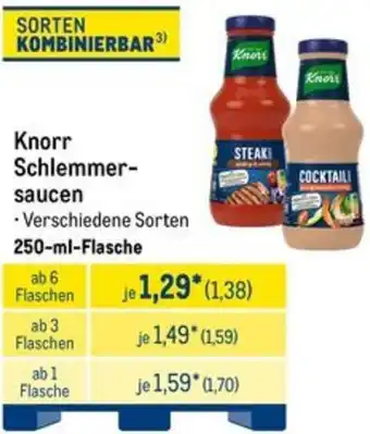 METRO Knorr Schlemmersaucen Angebot