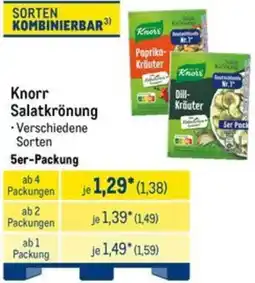 METRO Knorr Salatkrönung Angebot