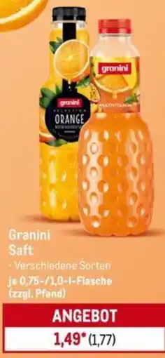 METRO Granini Saft Angebot